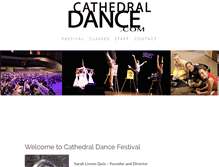 Tablet Screenshot of cathedraldance.com